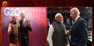 PM Modi Meets with US President Joe Biden on the Sidelines of G20 Summit in Bali Indonesia,PM Modi Meets Joe Biden,Indian PM Modi,US President Joe Biden,Mango News,Mango News Telugu,PM Narendra Modi Latest News And Updates,PM Narendra Modi, India’s G20 Presidency,G20 Presidency Launch, PM Modi Launch G20 Presidency, G20 Presidency News And Updates, Indian Prime Minister Latest News,G20 Presidency Website Launch