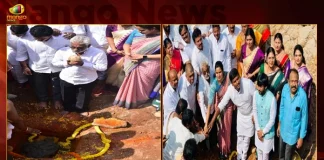 Bhumi Pooja held for YSRCP New Party Office at Visakhapatnam YV Subba Reddy Ministers Vidadala Rajini Amarnath Attends,Bhumi Pooja held for YSRCP New Party Office, YSRCP New Party Visakhapatnam, YV Subba Reddy, Ministers Vidadala Rajini, Ministers Amarnath Attends,Mango News,Mango News Telugu,Tdp Chief Chandrababu Naidu,AP CM YS Jagan Mohan Reddy, YS Jagan News And Live Updates, YSR Congress Party, Andhra Pradesh News And Updates, AP Politics, Janasena Party, TDP Party, YSRCP, Political News And Latest Updates