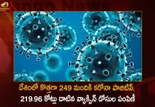 India Records 249 Covid-19 Positive Cases Total Vaccination Crosses 219.96 Cr Doses,Covid Deaths,Covid Last 24 Hours, 249 People Tested Positive,Coronavirus In India,Mango News,Mango News Telugu,Covid In India,Covid,Covid-19 India,Covid-19 Latest News And Updates,Covid-19 Updates,Covid India,India Covid,Covid News And Live Updates,Carona News,Carona Updates,Carona Updates,Cowaxin,Covid Vaccine,Covid Vaccine Updates And News,Covid Live