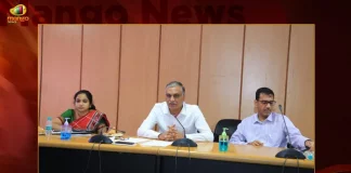 Minister Harish Rao Appeal Centre to Supply Covid Vaccines, Minister Harish Rao, Covid Vaccines, Booster Dose Distribution in Telangana State, Mango News, Mango News Telugu, Telangana Health Minister T Harish Rao, Telangana urges Union Health Ministry, Harish Rao Requests Central Govt, Booster Dose Vaccines, Central Govt To Supply Booster Dose, Minister Harish Rao Latest News
