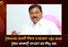 Rythu Bandhu Distribution: Rs 687.89 Cr Deposited in Accounts of 5.49 Lakh Farmers on 3rd Day,Rythu Bandhu will Deposit,CM KCR 100 Cr for Kondagattu Anjanna Temple,Kondagattu Anjanna Temple Devolepment,Kondagattu Anjanna Temple,Rythu Bandhu,Telangana Rythu Bandhu,Mango News,Mango News Telugu,CM KCR News And Live Updates, Telangna Congress Party, Telangna BJP Party, YSRTP,TRS Party, BRS Party, Telangana Latest News And Updates,Telangana Politics, Telangana Political News And Updates