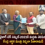 Union Finance Minister Nirmala Sitharaman Promises For The Support To Promote Vizag Tech Summit-2023,Union Finance Minister Nirmala Sitharaman,Vizag Tech Summit-2023,Expressed Support Vizag Tech Summit,Mango News,Mango News Telugu,Vizag Tech Hub,Virtual Tech Summit,Vizag Tech Park,Vizag Tech Mahindra,Tech Summit,Vizag Technologies,Vizag Tech Summit 2023,Union FM Nirmala Sitharaman,Latest News On The Vizag Tech Summit,Vizag Tech Summit Team,Vizag Tech Summit News And Live Updates,Visakhapatnam Tech Summit,Visakhapatnam Tech Summit 2023,Visakhapatnam Tech Summit 2023 Lates News And Updates,Visakhapatnam Tech Summit