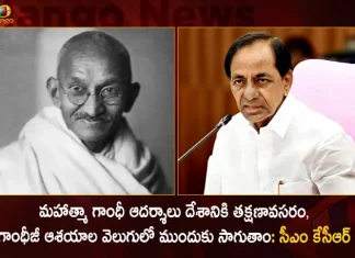 CM KCR Pays Tributes to Father of the Nation Mahatma Gandhi on his Death Anniversary,CM KCR Pays Tributes,Father of the Nation,Mahatma Gandhi,Mahatma Gandhi Death Anniversary,Mango News,Mango News Telugu,CM KCR News And Live Updates, Telangna Congress Party, Telangna BJP Party, YSRTP,TRS Party, BRS Party, Telangana Latest News And Updates,Telangana Politics, Telangana Political News And Updates
