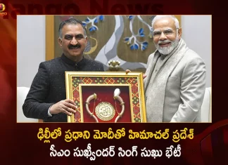 Himachal Pradesh CM Sukhvinder Singh Sukhu Called on PM Narendra Modi Today at Delhi,Himachal Pradesh CM Sukhvinder Singh Sukhu,CM Sukhvinder Singh Sukhu,Sukhvinder Singh Sukhu Called on PM Narendra Modi,Mango News,Mango News Telugu,National Politics News,National Politics And International Politics,National Politics Article,National Politics In India,National Politics News Today,National Post Politics,Nationalism In Politics,Post-National Politics,Indian Politics News,Indian Government And Politics,Indian Political System,Indian Politics 2023,Recent Developments In Indian Politics,Shri Narendra Modi Politics,Narendra Modi Political Views,President Of India,Indian Prime Minister Election