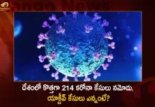 India Records 214 Corona Positive Cases Active Cases across the Country Stands at 2509, India Records Active Cases across the Country Stands at 2509, India Records 214 Corona Positive Cases, 214 Corona Positive Cases, India Corona Positive Cases, Corona Positive Cases, India Covid-19, 214 new Covid-19 cases In India, India Covid-19 Updates, India Covid-19 Live Updates, India Covid-19 Latest Updates, Coronavirus, Coronavirus Breaking News, Coronavirus Latest News, COVID-19, India Coronavirus, India Coronavirus Cases, India Coronavirus Deaths, India Coronavirus New Cases, India Coronavirus News, India New Positive Cases, Coronavirus, COVID-19, Covid-19 Updates in India, Mango News, Mango News Telugu