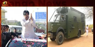 Janasena President Pawan Kalyan Reaches to Kondagattu Temple to Perform Special Puja for Varahi Vehicle,Varahi Vehicle,Pawan Kalyan Will Tour In Varahi,Pawan Kalyan On Varahi Tour,Mango News,Mango News Telugu,Jana Sena Chief Pawan Kalyan,Campaign Vehicle Varahi,Varahi Vehicle,Varahi Ready For Election Battle,Campaign Vehicle Varahi,Varahi Campaign Vehicle,Campaign Vehicle Varahi News And Live Updates,Varahi Vehicle at Kondagattu Temple,Special Puja for Varahi Vehicle,Pawan Kalyan to Perform Special Puja
