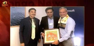 Minister KTR Davos Tour Software Giant Microsoft To Invest Rs.16000 Cr For Setup 3 More Data Centers in Hyderabad,Minister KTR Davos Tour,Microsoft To Invest Rs.16000 Cr,Announces to Set up Large,Hyperscale Data Centre,Hyderabad with Rs 16000 Cr,Mango News,Mango News Telugu,WEF's Summit at Davos,KTR Launches Telangana Pavilion,Telangana Pavilion At WEF Davos,Telangana Pavilion,WEF Davos,Minister KTR Davos Tour,Global Healthcare,C4IR Network Signs an MoU,Telangana Govt,World Economic Forum
