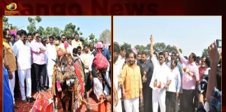 Minister Talasani Srinivas Yadav Participated in Sankranthi Celebrations at People's Plaza in Hyderabad,Under The Leadership Of Cm Kcr,Minister Talasani In Telangana,Sankranthi Celebrations As Annapurna,Who Gives Rice To The Country,Mango News,Mango News Telugu,Kanti Velugu Programme Latest News And Updates,Kanti Velugu News And Live Updates,Cm Kcr News And Live Updates, Telangna Congress Party, Telangna Bjp Party, Ysrtp,Trs Party, Brs Party, Telangana Latest News And Updates,Telangana Politics, Telangana Political News And Updates,Telangana Minister Ktr