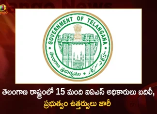 Telangana Govt Issued Orders for Transfers and Postings of 15 IAS Officers,Telangana Govt,Transfer And Posting Orders,IPS Officers,Telangana IPS Officers,Mango News,Mango News Telugu,Telangana Police Officers List,Ips Transfers In Telangana Today,Ravi Gupta Ips Telangana,Telangana Ias Officers List,Telangana Ig Police,Telangana Intelligence Chief,Telangana Ips Officers List 2023,Telangana Ips Officers List 2022,Ravi Gupta, Ips Telangana,Telangana Ips Officers List,Telangana Ips Officers Civil List,Telangana Ips Officers Transfers,Telangana Ips Officers Contact Numbers,Telangana Ips Officers 2023,Best Ips Officers In Telangana,Lady Ips Officer In Telangana,Female Ips Officers In Telangana,Telangana Ias And Ips Officers,Telangana Cadre Ips Officers List
