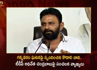 AP Ex Minister Kodali Nani Sensational Comments on TDP Chief Chandrababu Over Gannavaram Incident, AP Ex Minister Kodali Nani, Kodali Nani Sensational Comments,Chief Chandrababu Over Gannavaram Incident,Mango News,Mango News Telugu,Gannavaram Live Updates,Kodali Nani Daughters,Kodali Nani Education Qualification,Kodali Nani Family,Kodali Nani Phone Number,Kodali Nani Wife,Tdp Andhra Pradesh President,Tdp Chief Chandrababu Naidu,Tdp Chief N Chandrababu Naidu,Tdp Finance Minister,Tdp Leaders List