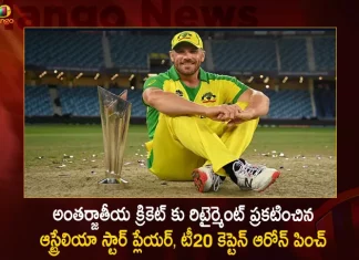 Australia T20 Captain Aaron Finch Retires from International Cricket,Aaron Finch Ipl,Aaron Finch Retirement,Aaron Finch Age,Aaron Finch Last 10 Innings,Aaron Finch Stats,Aaron Finch Ipl 2022,Aaron Finch 172,Mango News,Mango News Telugu,Aaron Finch Net Worth,Aaron Finch Kkr,Aaron Finch Highest Score In T20,Aaron Finch Centuries,Aaron Finch 172 Scorecard,Aaron Finch Wife,Aaron Finch Centuries In T20,Aaron Finch Salary,Does Aaron Finch Played Test Cricket,Cricket Career Batting Averages