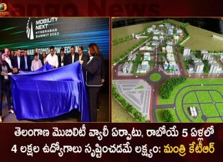 Minister KTR Unveiled Telangana Mobility Valley at the Mobility Next Hyderabad Summit 2023,Mobility Next Hyderabad Summit 2023,Mobility Next Hyderabad 2023,Mobility Next Hyderabad,Mango News,Mango News Telugu,Mobility Summit 2023,Mobility Summit 2022,Smart Mobility Conference 2022,Mobility Conferences 2022,International Mobility Conference 2022,Global Mobility Conference 2022,Future Of Mobility Summit 2022,Mobility Conclave 2022,Mobility Ecosystem 2030,Global Mobility Summit