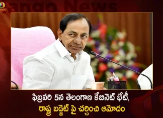 Telangana Cabinet Meeting will be held on February 5 Cabinet will Discuss and Approve the State Budget,Telangana Cabinet Meeting,will be held on February 5,Cabinet will Discuss, Approve the State Budget,Mango News,Mango News Telugu,Telangana Cabinet Meeting,TS Cabinet Meeting,KCR Cabinet Meeting,Parliament Winter Session Latest News and Updates,TRS Party MP's News and Live Updates,TRS Party,CM KCR,Telangana CM KCR,Telangana Chief Minister,CM KCR News And Live Updates, Telangna Congress Party, Telangna BJP Party, YSRTP,TRS Party, BRS Party, Telangana Latest News And Updates,Telangana Politics, Telangana Political News And Updates,winter session of Parliament,winter Parliament session