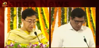 AAP MLAs Atishi and Saurabh Bharadwaj Take Oath as Delhi Ministers Today,AAP MLAs Atishi and Saurabh Bharadwaj,Delhi Minister Atishi,Delhi Minister Saurabh Bharadwaj,Delhi Ministers Take Oath Today,Mango News,Mango News Telugu,AAP MLAs Atishi Marlena,Saurabh Bharadwaj sworn,National Politics, Indian Politics, Indian Political News, National Political News, Latest Indian Political News,Aam Aadmi Party Latest News,Aam Aadmi Party