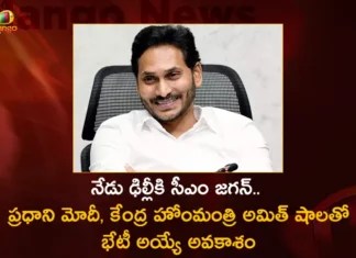 CM Jagan Likely To Meet PM Modi and Union Home Minister Amit Shah in Delhi Today,CM Jagan Likely To Meet PM Modi,Union Home Minister Amit Shah in Delhi,CM Jagan Likely To Meet Amit Shah in Delhi Today,YS Jagan Mohan Reddy to Meet PM Narendra Modi,Mango News,Mango News Telugu,Andhra pradesh Politics,AP CM YS Jagan Mohan Reddy,YSR Party,Andhra pradesh Politics,AP CM Jagan Latest News and Live Updates,Indian Prime Minister Narendra Modi,Union Minister Amit Shah,Andhra pradesh Latest News