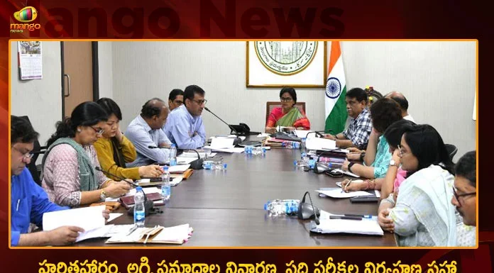CS Santhi Kumari held Video Conference with Collectors on Haritha Haram Blaze Mishaps Prevention Conduct of Tenth Exams,CS Santhi Kumari held Video Conference,CS Santhi Kumari with Collectors on Tenth Exams,Haritha Haram Blaze Mishaps Prevention,CS Santhi Kumari on Prevention Conduct of Tenth Exams,Mango News,Mango News Telugu,CS Santhi Kumari Latest News and Updates,Haritha Haram Blaze Mishaps Latest News,Tenth Exams 2023,Telangana Haritha Haram Blaze Mishaps Latest News,Telangana Tenth Exams Live News