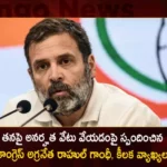 Congress Leader Rahul Gandhi Sensational Comments Over Disqualification on Him,Congress Leader Rahul Gandhi Sensational Comments,Rahul Gandhi Over Disqualification on Him,Congress Leader Rahul Gandhi Disqualification,Mango News,Mango News Telugu,Rahul Gandhi MP Disqualification,Opposition Rallies Behind Congress Leader,Rahul Gandhi Disqualified Highlights,Reactions To Rahul Gandhis Disqualification,Rahul Gandhi Lok Sabha,India Opposition Leader Loses,Rahul Gandhi Disqualification Latest News