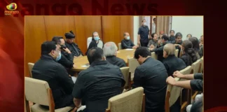 Congress MPs Wear Black Clothes in Parliament Against Rahul Gandhis Disqualification,Congress MPs Wear Black Clothes in Parliament,Congress MPs Against Rahul Gandhis Disqualification,Rahul Gandhis Disqualification,Mango News,Mango News Telugu,Congress MPs wear black to protest against Rahul,Opposition MPs Meet At Parl Complex,Opposition MPs meet at Parliament complex,Opposition protest to save democracy,Congress MPs to protest in black clothes,Rahul Gandhis Disqualification Latest News,Congress MPs Latest News and Updates,Indian Political News