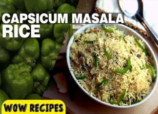 క్యాప్సికమ్ రైస్ తయారీ విధానం ఇదే… How To Make Capsicum Masala Rice Recipe-Wow Recipes,Make Capsicum Masala Rice,Masala Rice Recipe,Wow Recipes,Wow Recipes Capsicum Masala Rice,Mango News,Mango News Telugu,Capsicum Rice,Capsicum Rice In Telugu,Capsicum Rice Vahchef,Capsicum Rice Recipe,Capsicum Rice By Sanjeev Kapoor,Capsicum Rice Bath,Capsicum,Masala,Bell,Pepper,Gree,Recipe,Wow Recipes,Shimla Mirch,Green Pepper Masala,Roasted Peanuts Recipe,Indian Cuisine,Pasta,Food,Capsicum Sabzi,Capsicum Recipes,Vahrehvah,Capsicum Masala Rice,Capsicum Pulao,Fried Rice,Quick Dinner Recipes,Quick Snack,Green Capsicum