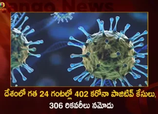 India Covid-19 Updates: 402 New Positive Cases 306 Recoveries Reported in Last 24 Hours,India Covid-19 Updates,402 New Covid Positive Cases,306 Covid Recoveries Reported,Covid Last 24 Hours Report,Mango News,Mango News Telugu,Coronavirus Outbreak,Active Corona Cases,Coronavirus In India,Covid In India,Covid-19 India,Covid-19 Latest News And Updates,Covid-19 Updates,India Covid,Covid News And Live Updates,Corona News,Corona Updates,Cowaxin,Covid Vaccine,Covid Vaccine Updates And News,Covid Live Updates