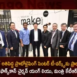 Minister KTR and Foxconn Chairman Young Liu Inaugurated India's Largest Prototyping Centre, T-works at Hyderabad,Minister KTR , Foxconn Chairman Young Liu,Inaugurated India's Largest Prototyping Centre,T-works Hyderabad,Mango News,Mango News Telugu,Foxconn Announces Investment In Hyderabad,Foxconn Will Create 1 Lakh Employment,Foxconn Announces Investment,Huge Investment For Telangana,Telangana Investment Latest News And Updates,Foxconn Investment In India,Foxconn Vedanta Products List,Vedanta-Foxconn Project Details,Foxconn Hyderabad,Foxconn News And Updates