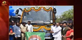 Minister Puvvada Ajay Kumar Inaugurates Lahari Ac Sleeper Buses of TSRTC at LB Nagar in Hyderabad Today,Minister Puvvada Ajay Kumar Inaugurates Lahari Buses,Lahari Ac Sleeper Buses, Ac Sleeper Buses of TSRTC at LB Nagar,Lahari Ac Sleeper Buses in Hyderabad Today,Mango News,Mango News Telugu,Minister Puvvada Ajay Kumar,Minister Puvvada Ajay Kumar Latest News,Minister Puvvada Ajay Kumar Latest Updates,Lahari Ac Sleeper Buses Latest News.Lahari Ac Sleeper Buses News Today,Hyderabad News,Telangana News,Telangana Latest News And Updates