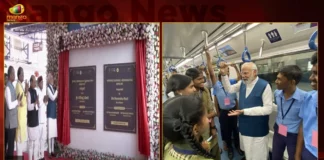 PM Modi Inaugurated the Whitefield to Krishnarajapura Metro Line of Bangalore Metro and Took a Ride in Newly Inaugurated Metro,PM Modi Inaugurated the Whitefield to Krishnarajapura Metro,Krishnarajapura Metro Line of Bangalore Metro,PM Modi Took a Ride in Newly Inaugurated Metro,Mango News,Mango News Telugu,PM Narendra Modi inaugurated half baked metro line,PM Modi to inaugurate KR Puram Whitefield,Whitefield Metro Inauguration,Whitefield KR Puram,Indian Prime Minister Narendra Modi,Krishnarajapura Metro Line Latest News,Bangalore Metro News,Bangalore Metro Live News