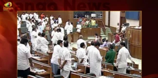 TDP MLAs Suspended From AP Assembly After Tension Prevails During Clash Between YCP and TDP Members,TDP MLAs Suspended From AP Assembly,Tension Prevails During Members Clash,Clash Between YCP and TDP Members,Mango News,Mango News Telugu,TDP MLAs Suspended For Ruckus in House,AP CM YS Jagan Mohan Reddy,TDP Chief Chandrababu Naidu,AP Politics,AP Latest Political News,Andhra Pradesh Latest News,Andhra Pradesh News,Andhra Pradesh News and Live Updates,AP Assembly 2023,AP Assembly,AP Assembly Live Updates,AP Assembly Live News,AP Assembly Budget Session