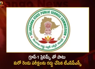 గ్రూప్-1 ప్రిలిమ్స్ తో పాటు మరో రెండు పరీక్షలను రద్దు చేసిన టీఎస్పీఎస్సీ TSPSC Decided to Cancel Group-1 Prelims and AEE DAO Examinations,TSPSC Decided to Cancel Group-1,Group-1 Prelims Decided to Cancel,TSPSC Cancel AEE DAO Examinations,Mango News,Mango News Telugu,TSPSC Paper Leak,TSPSC Cancels Group -1 Preliminary Exam,TSPSC Cancels Three Recruitment Exams,TSPSC Group 1 Prelims Cancelled,TSPSC Latest News,TSPSC Group 1 Latest Updates,TSPSC Live Updates,Telangana TSPSC Live News,TSPSC Examinations Latest Updates,TSPSC Question Paper Leak Case,TSPSC Paper Leak Scam,TSPSC Question Papers Leakage Issue