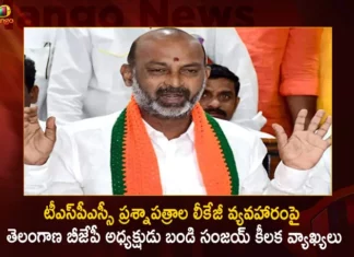 Telangana BJP President Bandi Sanjay Key Comments Over TSPSC Question Papers Leakage Issue,Telangana BJP President Bandi Sanjay,Bandi Sanjay Key Comments Over TSPSC,TSPSC Question Papers Leakage Issue,Mango News,Mango News Telugu,BJP Bandi Sanjay Conspiracy Against TSPSC,TSPSC Issue,BJP Sets Up Task Force on TSPSC,BJP Forms Task Force on TSPSC,Bandi Sanjay Comments,Bandi Sanjay Latest News,Bandi Sanjay Latest Updates,Telangana TSPSC Live News, TSPSC Question Paper Leak Case,TSPSC Paper Leak Scam,TSPSC Bandi Sanjay Comments Latest News