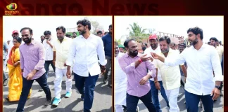 Vangaveeti Radha Participates in TDP Leader Nara Lokesh's Yuvagalam Padayatra Today,Vangaveeti Radha Participates in Yuvagalam Padayatra,Nara Lokesh's Yuvagalam Padayatra,Vangaveeti Radha in TDP Padayatra,Mango News,Mango News Telugu,Vangaveeti Radha meets TDP leader,Vangaveeti Radha expresses solidarity,Vangaveeti Radha Walked With Nara Lokesh,Vangaveeti Radha Joined in Lokesh Yuvagalam,Vangaveeti Radha meets Lokesh,AP Politics,AP Latest Political News,AP Latest News and Live Updates