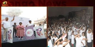 Women'S Day Celebrtaion: CS Santhi Kumari Dgp Anjani Kumar Launches 2K And 5K Runs Organized By She Teams,CS Santhi Kumari 2K And 5K Run Launch,DGP Anjani Kumar Women'S Day Celebrtaion,She Teams Organized 2K And 5K Runs,Mango News,Mango News Telugu,Traffic Diversions For She Teams,CS And DGP Hail She Teams,5000 Women Join Hyderabad She Teams Run,Telangana News Today,Telangana Latest News And Updates,Women'S Day News