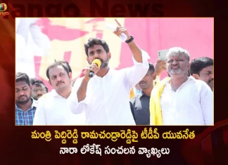 Yuvagalam Padayatra Nara Lokesh Sensational Comments On Minister Peddireddy Ramachandra Reddy,Yuvagalam Padayatra Nara Lokesh,Nara Lokesh Sensational Comments,Nara Lokesh Comments On Minister Peddireddy Ramachandra Reddy,Mango News,Mango News Telugu,Lokesh Yuvagalam,Nara Lokesh Slams Peddireddy,Nara Lokesh Slams Minister Peddireddy,State Government Creating Hurdles For Yuva Galam,Andhra Pradesh News And Updates,Ap Politics,Ap Political Latest News And Updates,Andhra Pradesh Live News