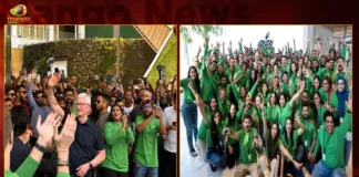 Apple CEO Tim Cook Inaugurated First Retail Store In India At BKC Mumbai Today Customers Line Up For Hours To Enter,Apple CEO Tim Cook Inaugurated First Retail Store,Apple Retail Store In India At BKC Mumbai Today,Apple Customers Line Up For Hours To Enter,Mango News,Mango News Telugu,CEO Tim Cook Opens Doors Of First Apple Store,Tim Cook Says Energy Creativity Passion In Mumbai Incredible,Apple's First India Store Goes Live,Apple CEO Tim Cook,Apple BKC In Mumbai Opens For Customers,Apple To Open Its First Retail Store,First Stores In India,Apple To Open Its First Retail Store,Apple BKC Opens April 18,Apple India,First Apple Store In Delhi,Apple Store Mumbai Opening,Apple CEO Tim Cook Over 25 Years Of Apple In India,Apple Store Mumbai