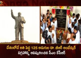 CM KCR Unveils India's Tallest Ever 125 Ft Dr BR Ambedkar Statue Near Hussain Sagar Hyderabad,Dr BR Ambedkar Statue Near Hussain Sagar Hyderabad,CM KCR Unveils India's Tallest Statue,India's Tallest Ever 125 Ft Dr BR Ambedkar Statue,Mango News,Mango News Telugu,BR Ambedkar Statue Unveiling Event,CM KCR Speech,CM KCR Unveiling 125 Feet BR Ambedkar Statue,125 Feet BR Ambedkar Statue Inauguration Live,Indias Tallest Statue,125 Feet Dr BR Ambedkar Statue News Today,CM KCR News And Live Updates,CM KCR To Inaugurate 125 Feet Dr BR Ambedkar Statue,Dr BR Ambedkar Statue Latest News,Dr BR Ambedkar Statue Latest Updates,Indias Tallest Ambedkar Statue Set For Inauguration,Telangana CM KCR To Unveil Indias Tallest Statue,Telangana Latest News and Updates