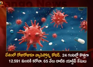 Corona Updates India Reports 12591 New Covid-19 Infections in Last 24 Hrs Active Cases Surge To 65286,Corona Updates,India Reports 12591 New Covid-19 Infections,Covid-19 Infections in Last 24 Hrs,Covid-19 Active Cases Surge To 65286,Mango News,Mango News Telugu,Covid News Live Updates,Coronavirus in India Live Updates,India Records 10753 Fresh Covid Cases,Indias Active COVID-19 Cases Exceed,Corona India,Information About COVID-19,India Covid Last 24 Hours Report,Active Corona Cases,Corona Active Cases Exceeds,MoHFW,India Fights Corona,Coronavirus Statistics