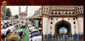 Hyderabad High Security and Special Arrangements Set up For Prayers at Charminar During Last Friday of Ramzan,Hyderabad High Security and Special Arrangements Set up,Special Arrangements Set up For Prayers at Charminar,Prayers at Charminar During Last Friday of Ramzan,Mango News,Mango News Telugu,Hyderabad Last Friday of Ramzan,Traffic curbs around Charminar,Jummat-ul-Vida prayers,Traffic diversions on April 21 in view of Jummat-Ul-Vida,Elaborate arrangements made for Jumat ul Vida,Traffic curbs around Charminar,Hyderabad Jummat-ul-Vida prayers Latest News,Hyderabad Jummat-ul-Vida prayers Latest Updates
