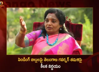 పెండింగ్ బిల్లుల వ్యవహారంలో తెలంగాణ గవర్నర్ తమిళిసై కీలక నిర్ణయం Telangana Governor Tamilisai Soundararajan Takes Key Decision Regarding Pending Bills,Telangana Governor Tamilisai Soundararajan,Tamilisai Soundararajan,Telangana Governor,Mango News,Mango News Telugu,Soundararajan Takes Key Decision,Tamilisai Soundararajan Decision Regarding Pending Bills ,Tamilisai Soundararajan Regarding Pending Bills,Tamilisai Soundararajan at Raj Bhavan Today,Raj Bhavan Today,CM KCR News And Live Updates, Telangna Congress Party, Telangna BJP Party, YSRTP,TRS Party, BRS Party, Telangana Latest News And Updates,Telangana Politics, Telangana Political News And Updates