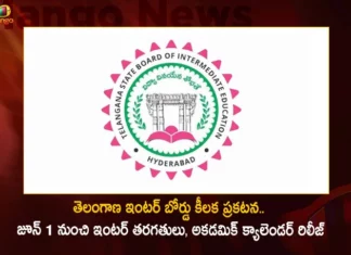Telangana State Board of Intermediate Education Released Academic Calendar For The Year of 2023-24,Telangana State Board of Intermediate Education,Intermediate Education Released Academic Calendar,Academic Calendar For The Year of 2023-24,Telangana State Board Intermediate Academic Calendar,Mango News,Mango News Telugu,TS Inter Academic Calendar 2023,TS Inter Annual Calendar,TS School Academic Calendar 2023,Telangana Intermediate Latest News and Updates