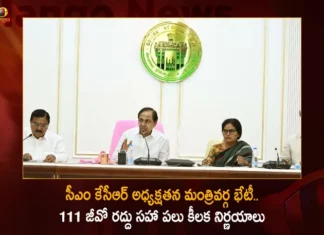 CM KCR Chaired Telangana Cabinet Takes Several Key Decisions Like Rs 1 Lakh For Traditional Occupations People Lifts GO 111 etc,CM KCR Chaired Telangana Cabinet,CM KCR Takes Several Key Decisions,CM KCR Rs 1 Lakh For Traditional Occupations People,CM KCR Lifts GO 111,Mango News,Mango News Telugu,TS cabinet decisions,Telangana Cabinet Key Decisions,Several Key Decisions Taking in Telangana,Telangana Cabinet Meeting,Telangana cabinet to meet today,GO 111 scrapped,Telangana scraps GO 111,Telangana cabinet decisions today,CM KCR Latest News,CM KCR Latest Updates,CM KCR Live News,Hyderabad News,Telangana News,Telangana Political News And Updates