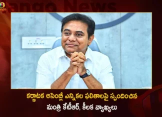 Minister KTR Responds Over Karnataka Assembly Election Results Extends Wishes To Congress on Fabulous Win,Minister KTR Responds Over Karnataka,KTR Responds Over Karnataka Assembly Election,Karnataka Assembly Election,Karnataka Assembly Election Results,Minister KTR Extends Wishes To Congress,KTR Wishes Congress on Fabulous Win,Mango News,Mango News Telugu,Karnataka Assembly Elections Results 2023,Karnataka Assembly Elections Results Latest News,Karnataka Assembly Elections Results Latest Updates,Karnataka Assembly Elections Results Out,Karnataka Elections 2023,Karnataka Results