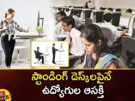 Employees Who Says That They Will Work Standing For 8 Hours Instead of Sitting,Employees Instead of Sitting,Employees Will Work Standing For 8 Hours,Employees Who Says That They Will Work Standing,Mango News,Mango News Telugu,Demand for standing desks, standing desks,will work standing for 8 hours,Apple Company,Changes in lifestyle,Swelling of the legs,Distracted posture,Employees life style,Apple Company standing desk,Apple employees to stand at work,Employees to stand at work News Today,Employees to stand at work Latest News,Employees to stand at work Latest Updates