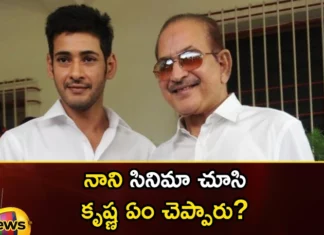 What did Krishna Say After Watching the Movie Nani,What did Krishna Say,After Watching the Movie Nani,Guntur Karam Movie, hit movie, krishna, Mahesh Babu, Mahesh Babu star hero, Movie, Nani movie, SSMB29,Mahesh Babu Nani Movie,Krishna Say the Movie Nani,SSMB29 Latest News,SSMB29 Latest Updates,Guntur Karam Movie Latest Updates,Superstar Krishna,Superstar Krishna on Movie Nani,Movie Nani Latest News