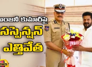 EC has Lifted the Suspension of IPS Officer Anjani Kumar,EC has Lifted the Suspension,Suspension of IPS Officer,IPS Officer Anjani Kumar,Election Commission revokes suspension,Mango News,Mango News Telugu,CM Revanth Reddy,Anjani Kumar, EC, Suspension, Revanth reddy,IPS Officer Anjani Kumar Latest News,IPS Officer Anjani Kumar Latest Updates,IPS Officer Anjani Kumar Live News,Anjani Kumar Suspension Updates,Anjani Kumar Suspension Live News,Telangana Latest News And Updates, Telangana Political News And Updates