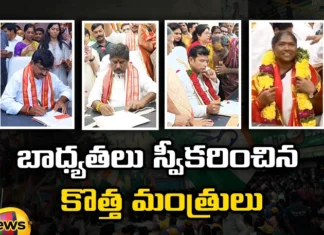 New ministers who took charge,New ministers charge,ministers who took charge,Ministers, Batti vikramarka, duddilla sridhar babu, CM Revanth reddy cabinet, Ponguleti srinivas reddy,Mango News,Mango News Telugu,Telangana Ministers Takes Charge,Telangana Latest News And Updates,Telangana Politics, Telangana Political News And Updates,Revanth Reddy Latest News,Telangana Ministers Latest News,Telangana Ministers Latest Updates