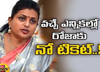 No ticket for Roja in the next election,No ticket for Roja,Roja in the next election,YCP, AP Politics,Andhra Pradesh, SrinivasReddy, Perni Nani,YCP,YS Jagan,Congress,Alla Ramakrishnareddy,Devan Reddy,Roja, Suresh,Mango News,Mango News Telugu,No ticket for RK Roja,CM Jagan Given Big Shock,YS Jagan has decided,AP Politics,AP Latest Political News,Andhra Pradesh Latest News,Andhra Pradesh News,Andhra Pradesh News and Live Updates