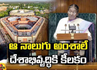 Draupadi Murmu, New Parliament Building, Parliament, Budget session, Budget Session 2024, PM Modi, President Murmu, Murmu not invited for new Parliament inauguration, Narendra Modi, President of India, Lok Sabha, Elections, Indian Political Updates, Mango News Telugu, Mango News