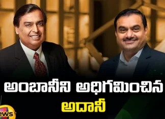 Adani Surpasses Ambani Ranked as the Richest in Asia, Adani Surpasses Ambani, Adani Ranked as the Richest in Asia, Richest in Asia Adani, Asias Richest Person, Adani, Ambani, Ranked as the Richest in Asia, Adani Group Chairman Gautam Adani, Latest Adani Surpasses News, Latest Adani Richest in Asia News, India, Asia, Economy, Mango News, Mango News Telugu