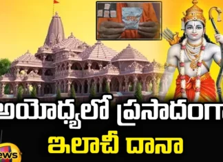 Elachi Dana Prasadam in Ayodhya, Dana Prasadam in Ayodhya, Elachi Dana Prasadam, Elachi Dana, Ayodhya Ram Temple, Ayodhya, Elachi Dana as Prasad in Ayodhya, Rama Prasad Health Benefits, Latest Elachi Dana Prasadam News Ayodhya, Elachi Dana Prasadam News Update Ayodhya, Latest Ayodhya News, Ayodhya Newes, Mango News, Mango News Telugu