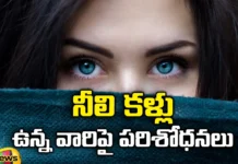 Research on people with blue eyes,Black eyes, brown eyes, blue eyes, cat eyes, green eyes, changes in genes, will blue eyes occur?, genetic mutation, eyes, hypothesize there may be a link between eye color, study of eyes, blue-eyed humans, Mango News Telugu, Mango News